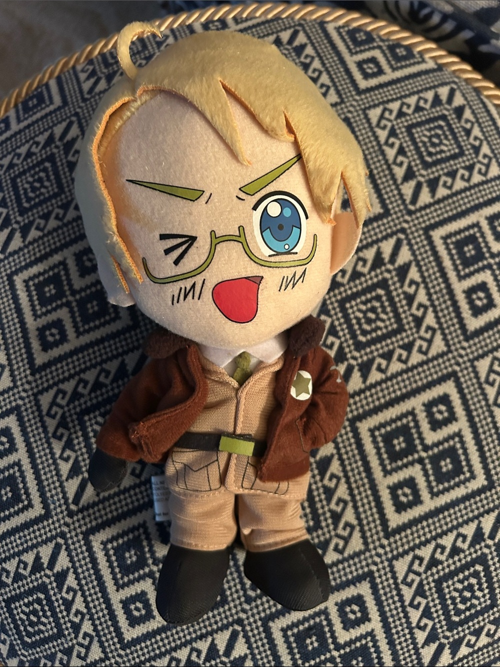 Anime- Hetalia Axis Powers America Alfred F. Jones 9” Plush - Picture 8 of 8